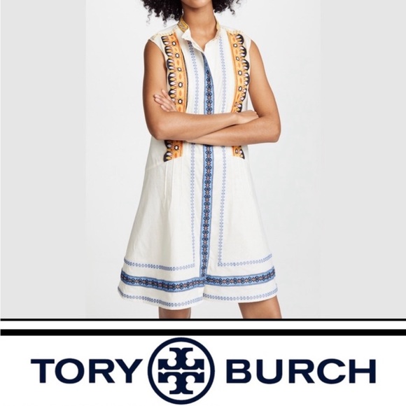 Tory Burch Adriana Dress, Size 4 - Picture 1 of 6
